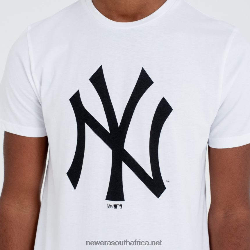 New York Yankees Team Logo White T-Shirt New Era TRBRBN2912