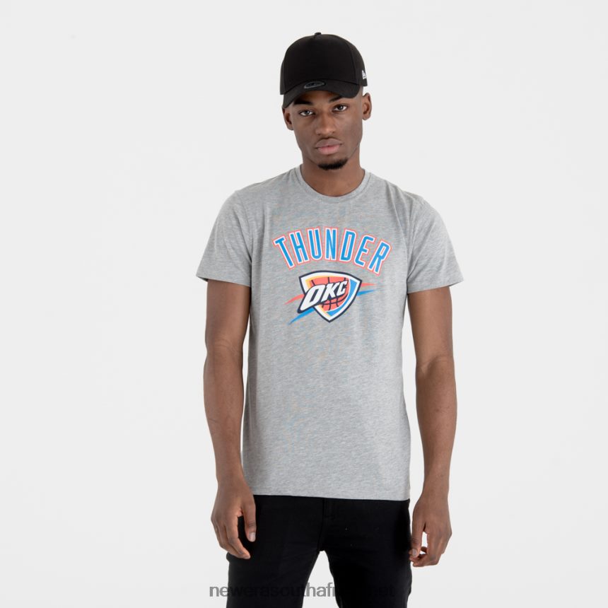 Oklahoma City Thunder NBA Team Logo Grey T-Shirt New Era TRBRBN2940