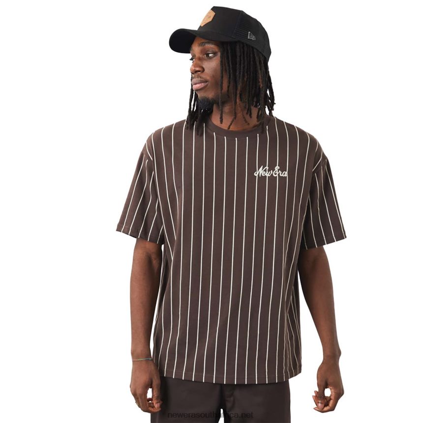Pinstripe Brown T-Shirt New Era TRBRBN2962