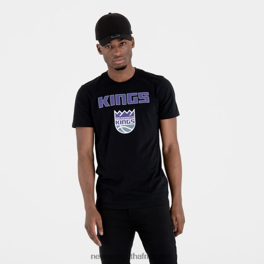 Sacramento Kings NBA Team Logo Black T-Shirt New Era TRBRBN3174