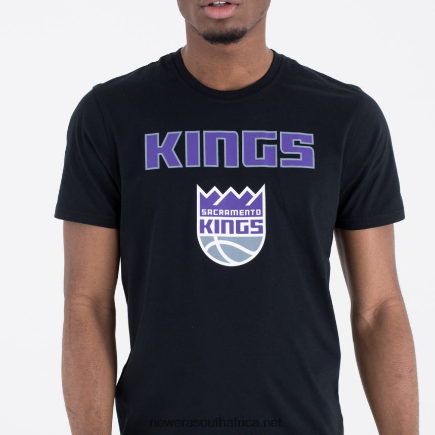 Sacramento Kings NBA Team Logo Black T-Shirt New Era TRBRBN3174