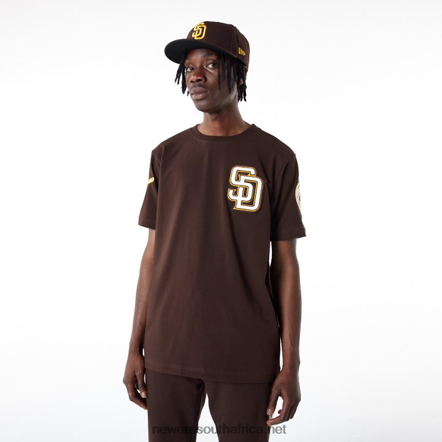 San Diego Padres MLB Logo Select Brown T-Shirt New Era TRBRBN3044