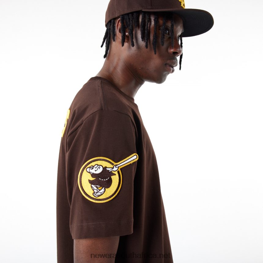 San Diego Padres MLB Logo Select Brown T-Shirt New Era TRBRBN3044