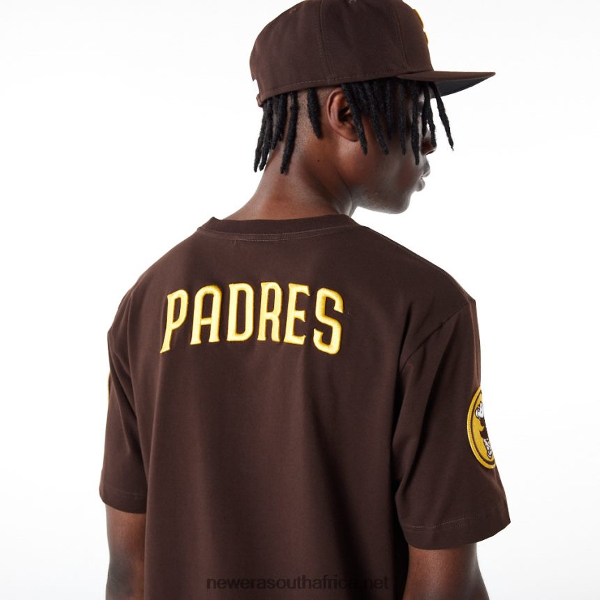 San Diego Padres MLB Logo Select Brown T-Shirt New Era TRBRBN3044