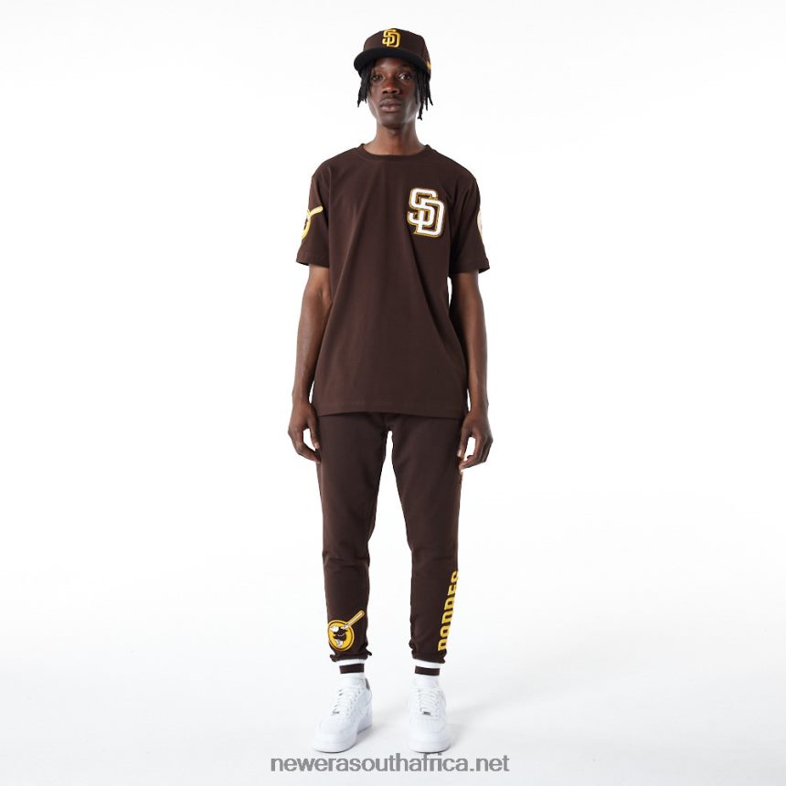 San Diego Padres MLB Logo Select Brown T-Shirt New Era TRBRBN3044