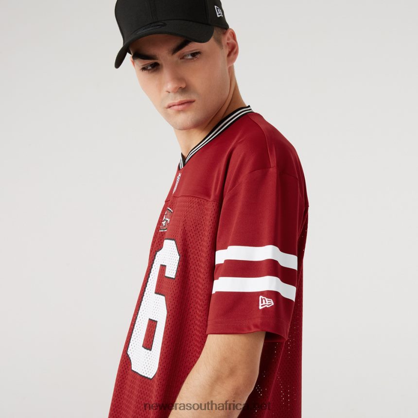 San Francisco 49ers Oversized Red Jersey New Era TRBRBN3077