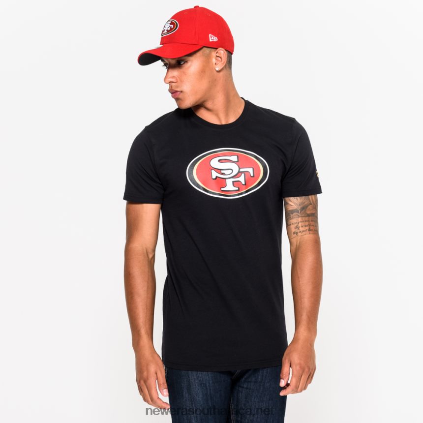 San Francisco 49ers Team Logo Black T-Shirt New Era TRBRBN3146
