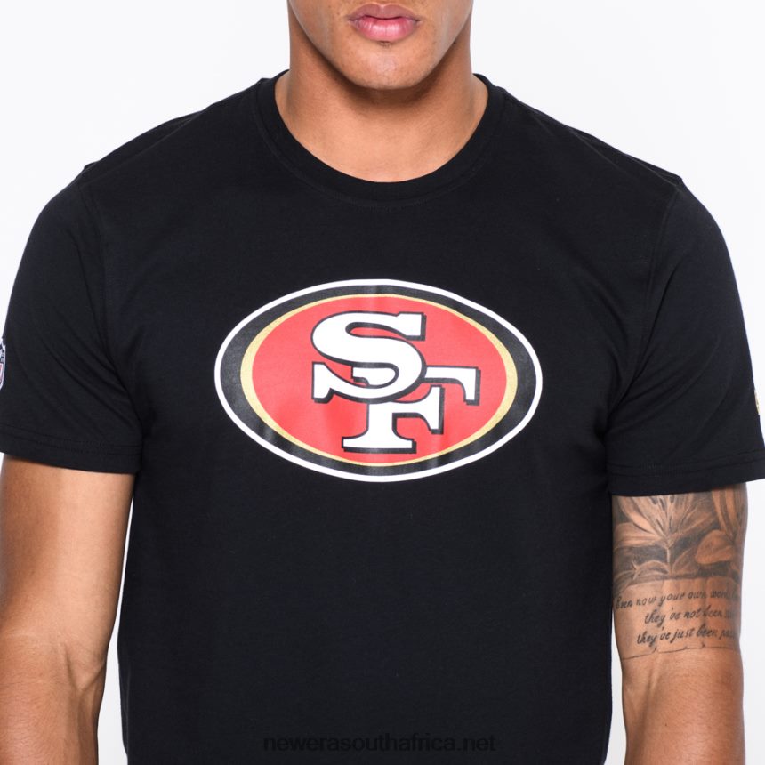 San Francisco 49ers Team Logo Black T-Shirt New Era TRBRBN3146