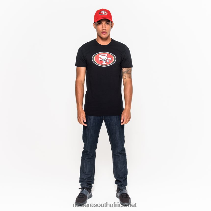 San Francisco 49ers Team Logo Black T-Shirt New Era TRBRBN3146