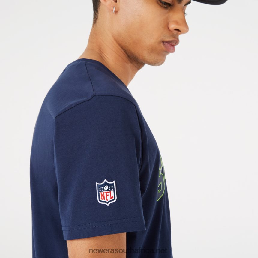 Seattle Seahawks NFL Team Logo Blue T-Shirt New Era TRBRBN2951