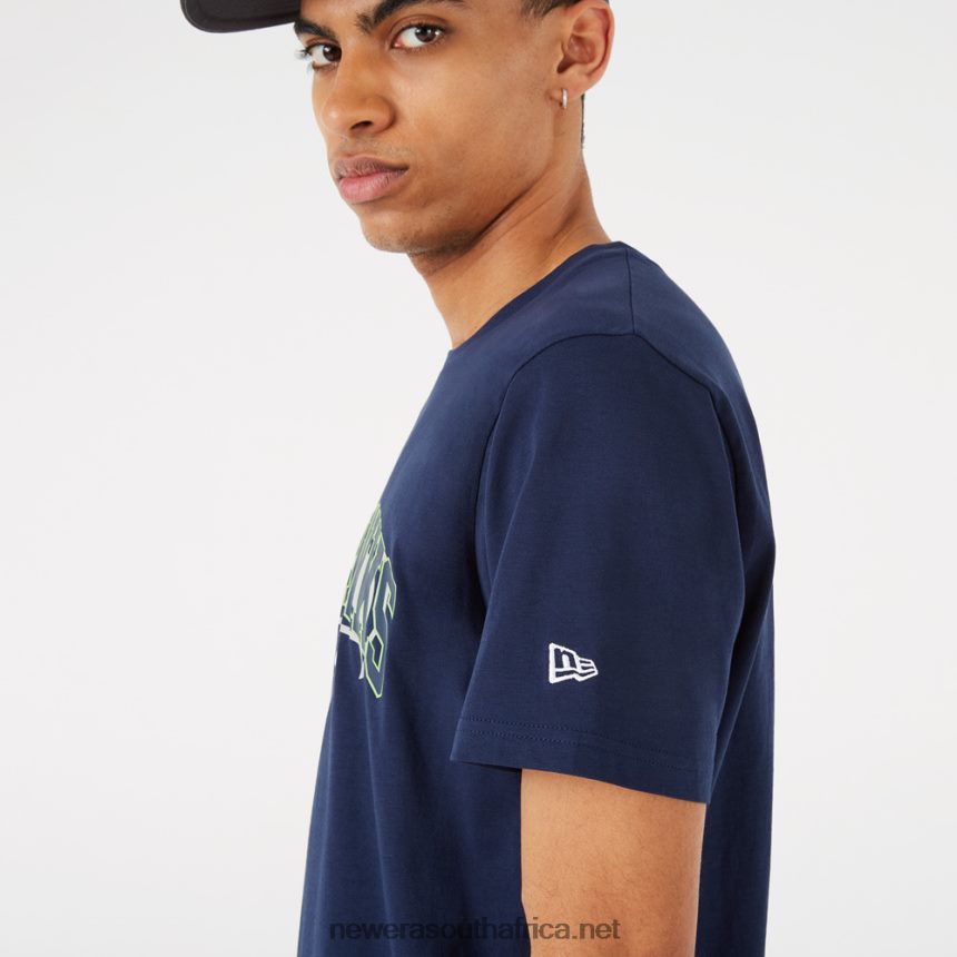 Seattle Seahawks NFL Team Logo Blue T-Shirt New Era TRBRBN2951