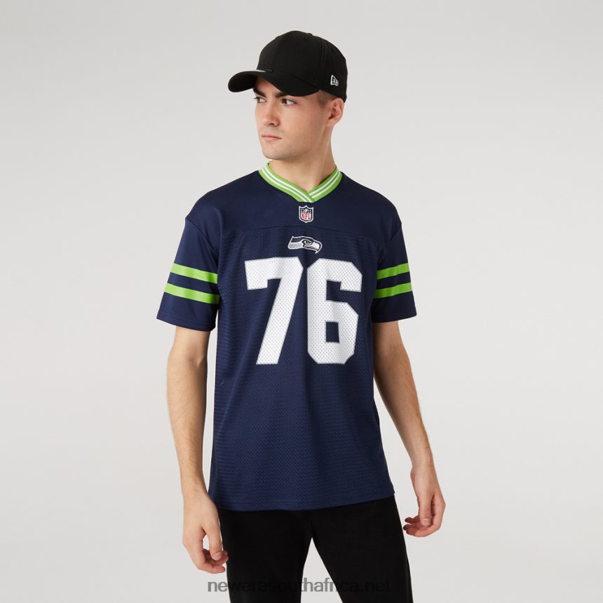 Seattle Seahawks Oversized Blue Jersey New Era TRBRBN3158