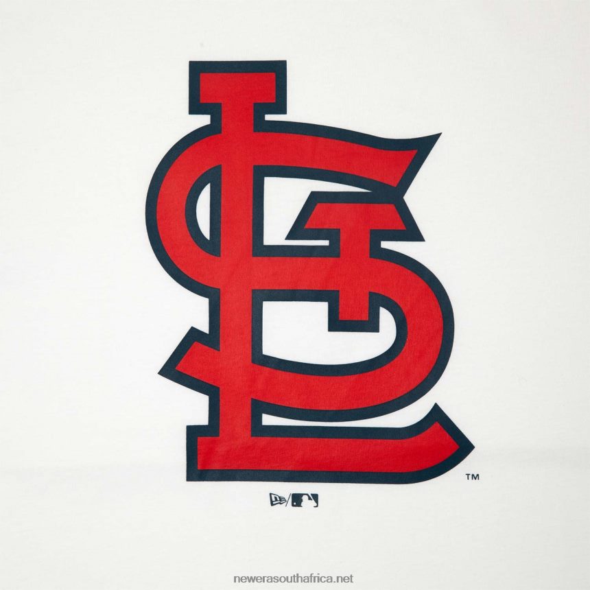 St. Louis Cardinals MLB Team Logo White T-Shirt New Era TRBRBN3111