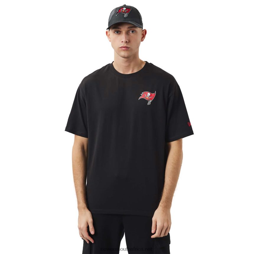 Tampa Bay Buccaneers NFL Logo Black Oversized T-Shirt New Era TRBRBN3156