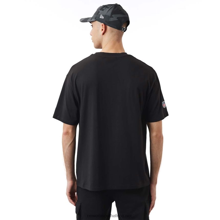 Tampa Bay Buccaneers NFL Logo Black Oversized T-Shirt New Era TRBRBN3156