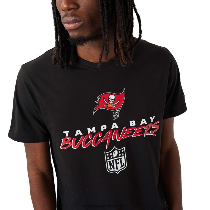 Tampa Bay Buccaneers NFL Script Black T-Shirt New Era TRBRBN2921