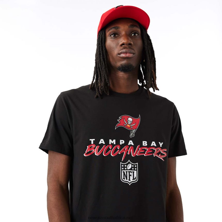 Tampa Bay Buccaneers NFL Script Black T-Shirt New Era TRBRBN2921