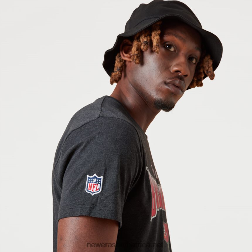 Tampa Bay Buccaneers NFL Team Fade Grey T-Shirt New Era TRBRBN3062