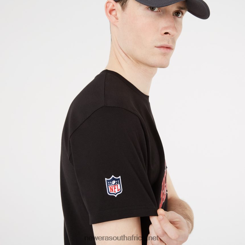 Tampa Bay Buccaneers NFL Team Logo Black T-Shirt New Era TRBRBN2979