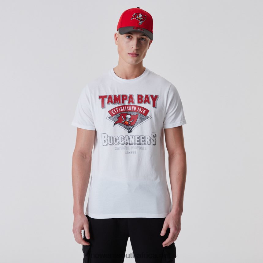 Tampa Bay Buccaneers NFL Team Logo White T-Shirt New Era TRBRBN3001