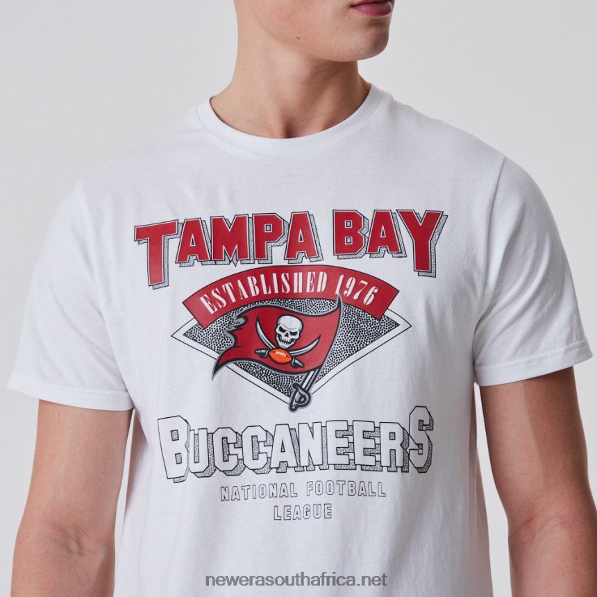 Tampa Bay Buccaneers NFL Team Logo White T-Shirt New Era TRBRBN3001