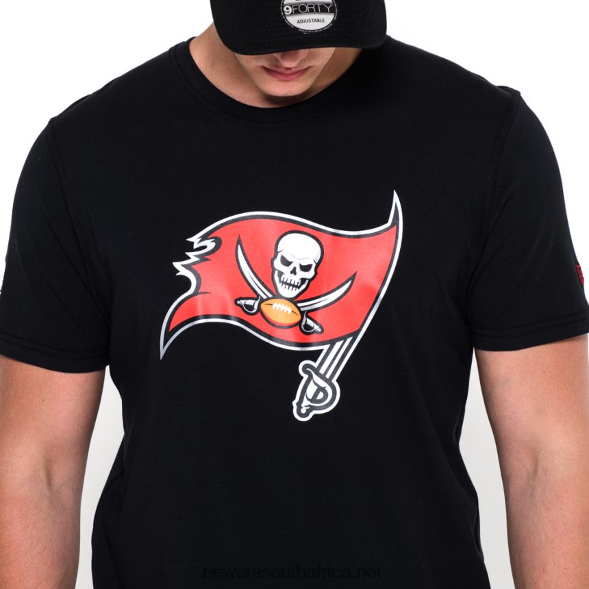 Tampa Bay Buccaneers Team Logo Black T-Shirt New Era TRBRBN2924