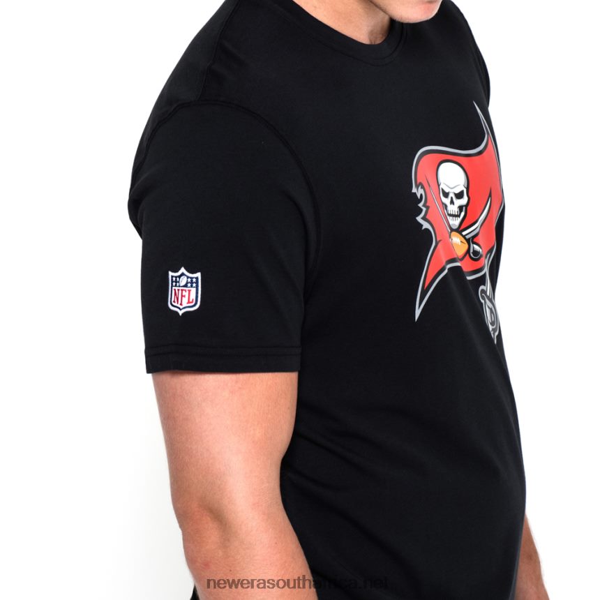 Tampa Bay Buccaneers Team Logo Black T-Shirt New Era TRBRBN2924