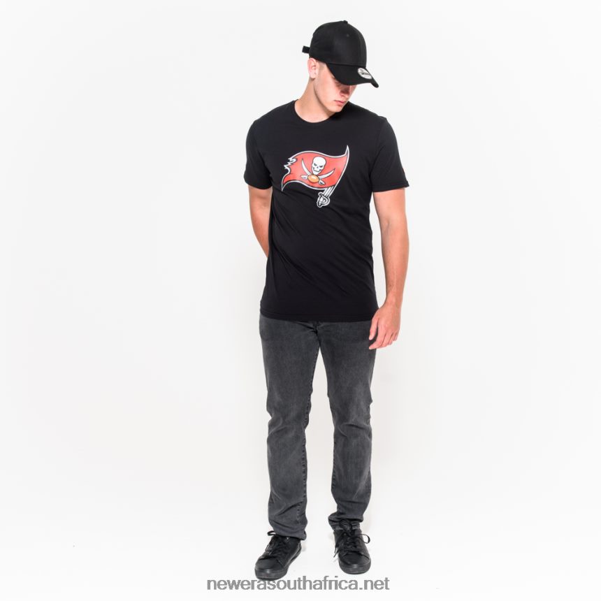 Tampa Bay Buccaneers Team Logo Black T-Shirt New Era TRBRBN2924