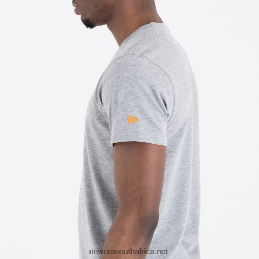 Utah Jazz Team NBA Team Logo Grey T-Shirt New Era TRBRBN2854