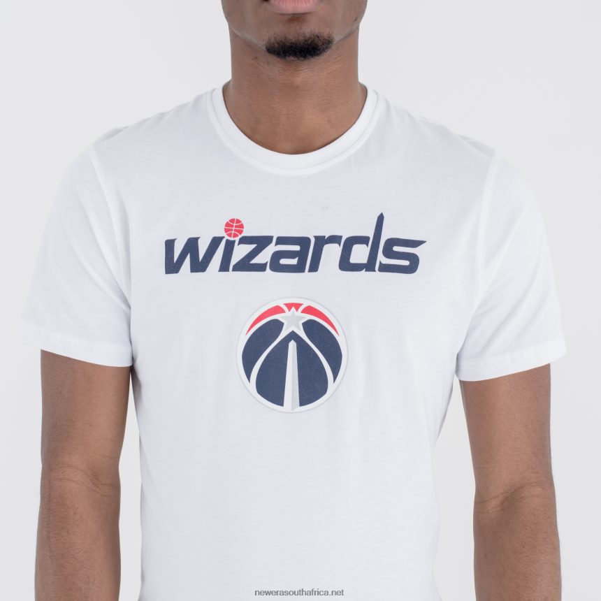 Washington Wizards NBA Team Logo White T-Shirt New Era TRBRBN2869