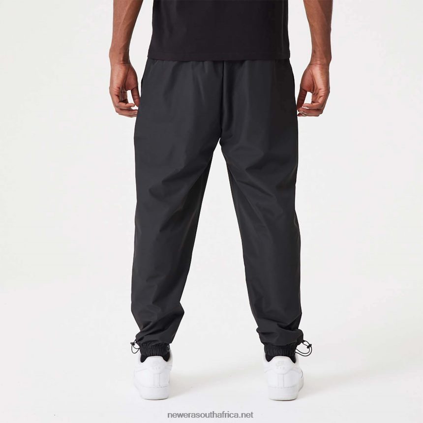 Brooklyn Nets NBA All Over Print Panel Black Joggers New Era TRBRBN2591