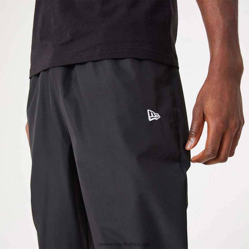 Brooklyn Nets NBA All Over Print Panel Black Joggers New Era TRBRBN2591