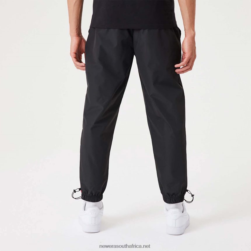 Chicago Bulls NBA All Over Print Panel Black Joggers New Era TRBRBN2593