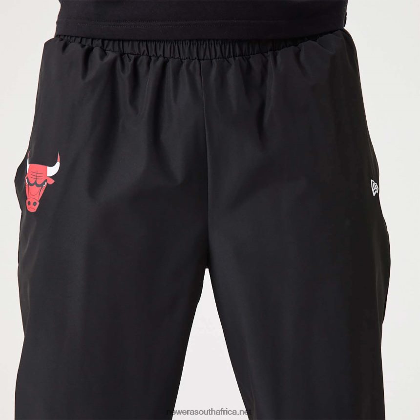 Chicago Bulls NBA All Over Print Panel Black Joggers New Era TRBRBN2593