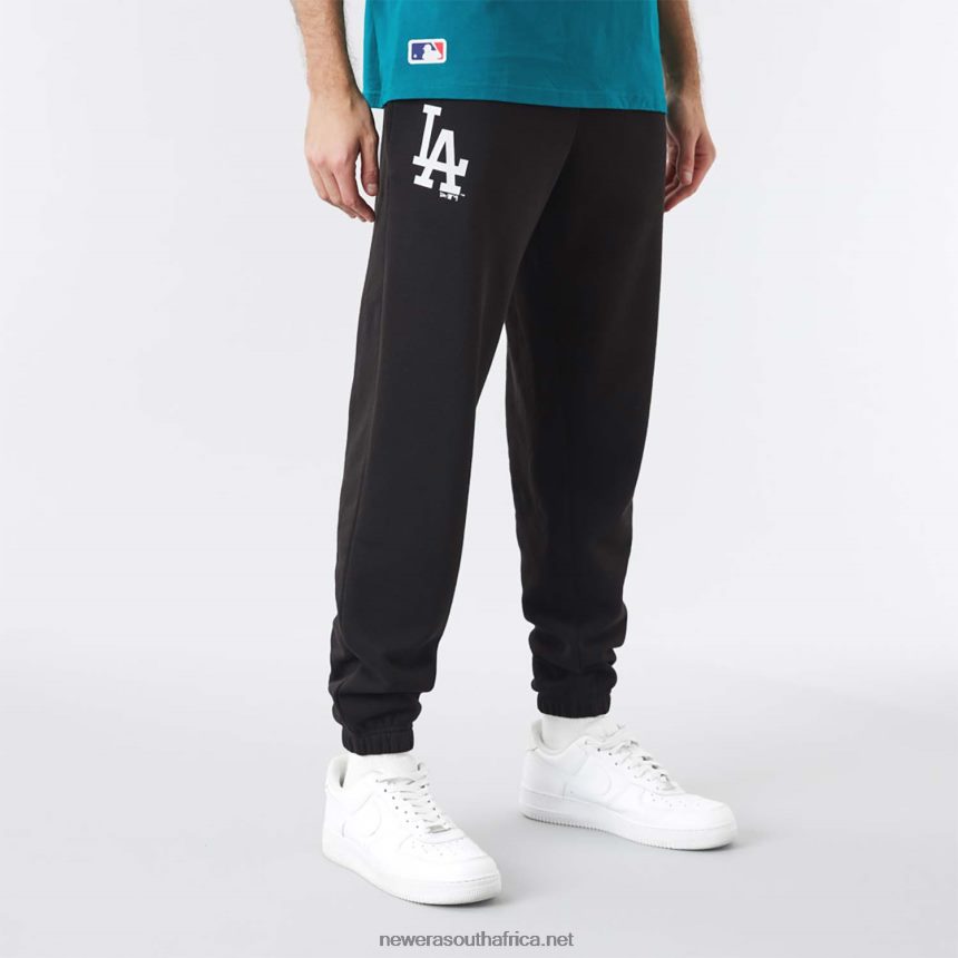 LA Dodgers MLB Team Logo Black Joggers New Era TRBRBN2600