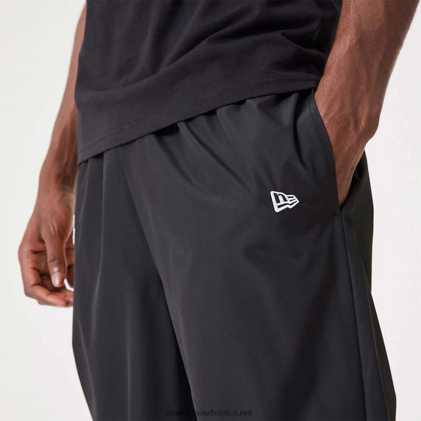 LA Lakers NBA All Over Print Panel Black Joggers New Era TRBRBN2595