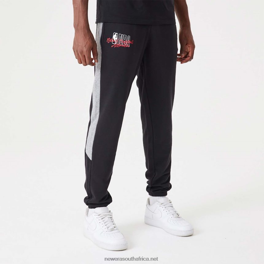 NBA Logo Script Black Joggers New Era TRBRBN2601