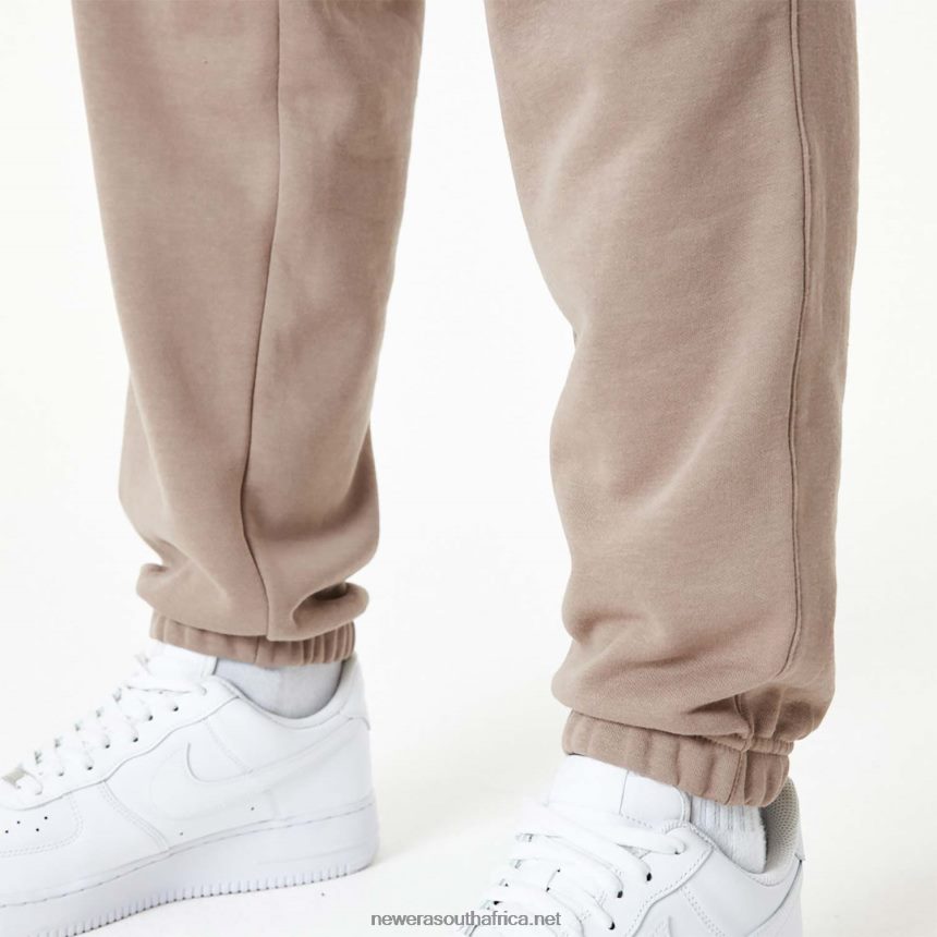 New York Yankees MLB Embroidered Logo Ash Brown Joggers New Era TRBRBN2622