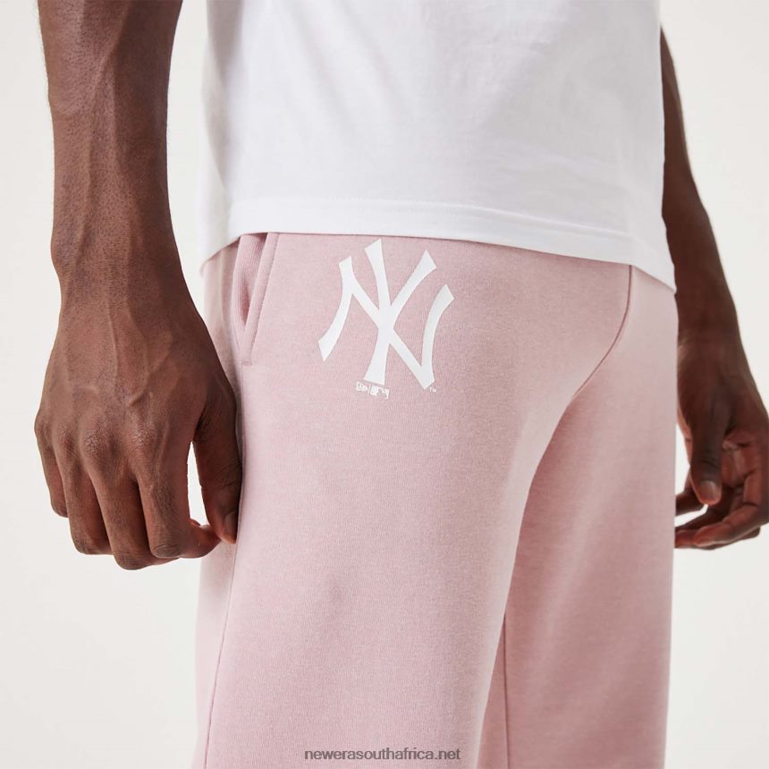 New York Yankees MLB League Essential Pastel Pink Joggers New Era TRBRBN2617