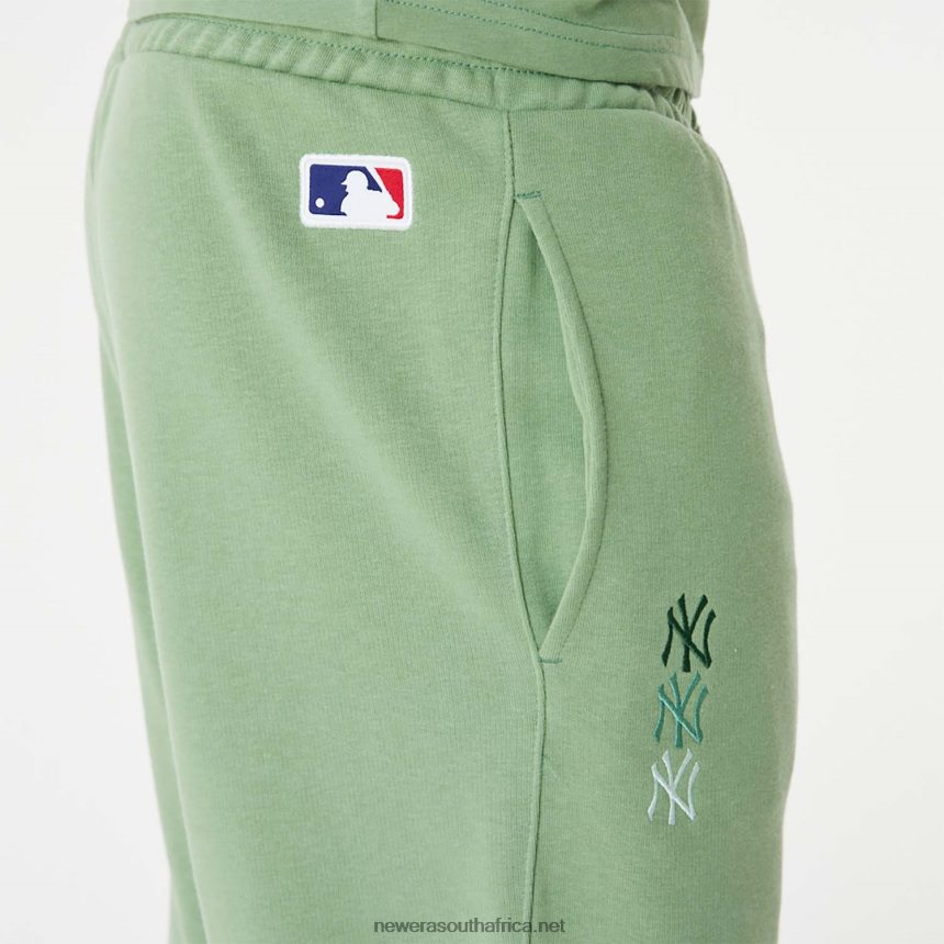 New York Yankees MLB Stacked Logo Green Joggers New Era TRBRBN2587
