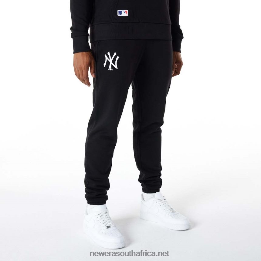 New York Yankees Team Logo Black Joggers New Era TRBRBN2594