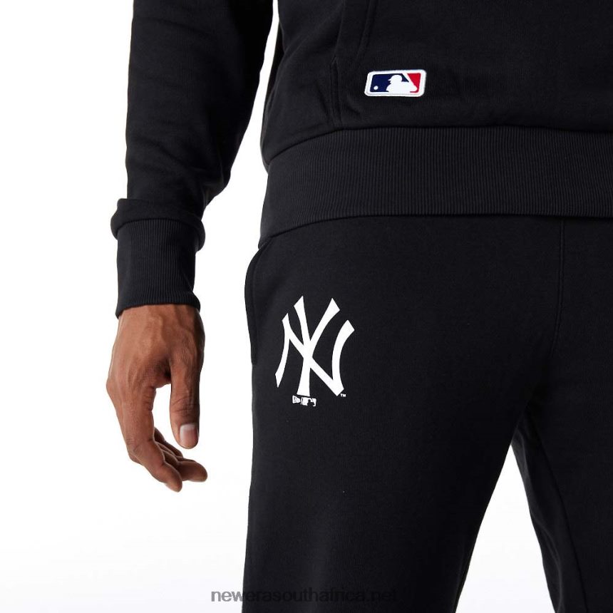 New York Yankees Team Logo Black Joggers New Era TRBRBN2594