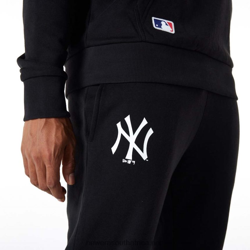 New York Yankees Team Logo Black Joggers New Era TRBRBN2594