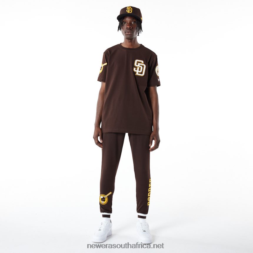 San Diego Padres MLB Logo Select Black Joggers New Era TRBRBN2608