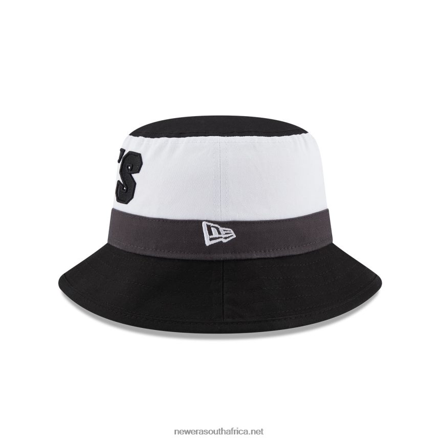 Brooklyn Nets NBA Back Half Black Bucket Hat New Era TRBRBN2322