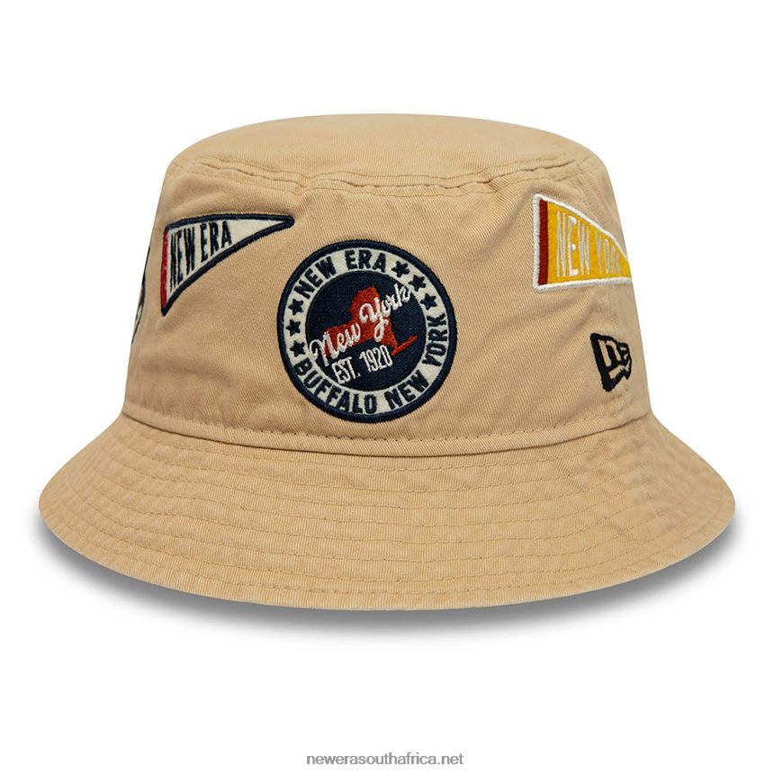 Heritage All Over Patch Stone Bucket Hat New Era TRBRBN2310