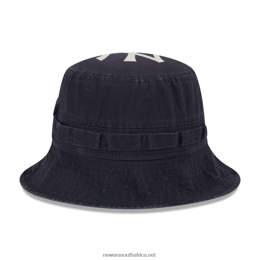 New York Yankees Alpha Industries X MLB Navy Bucket Hat New Era TRBRBN2275