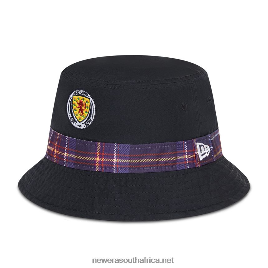 Scottish FA Tartan Logo Navy Bucket Hat New Era TRBRBN2305