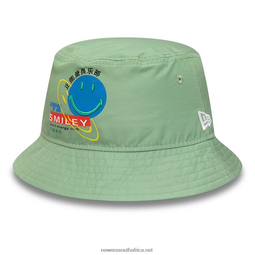 Smiley Universe Logo Medium Green Bucket Hat New Era TRBRBN2313