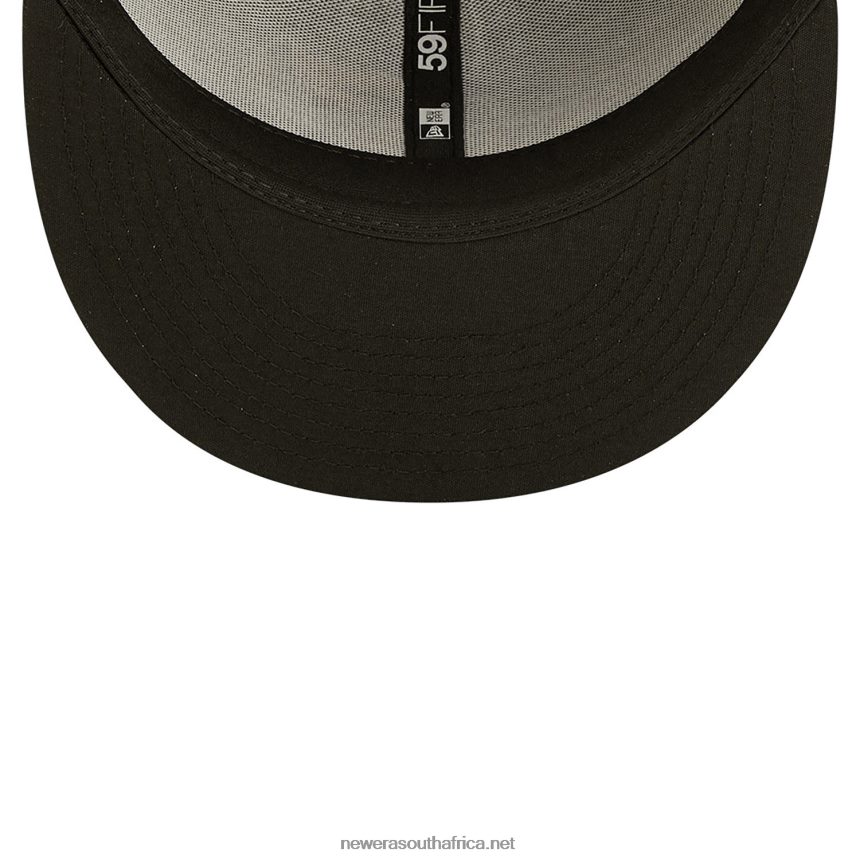 Akron Rubber Ducks MiLB Black 59FIFTY Fitted Cap New Era TRBRBN685